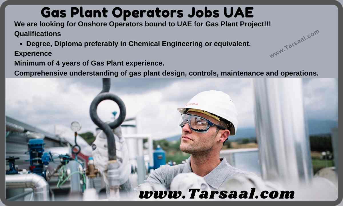 Gas Plant Operators Jobs UAE